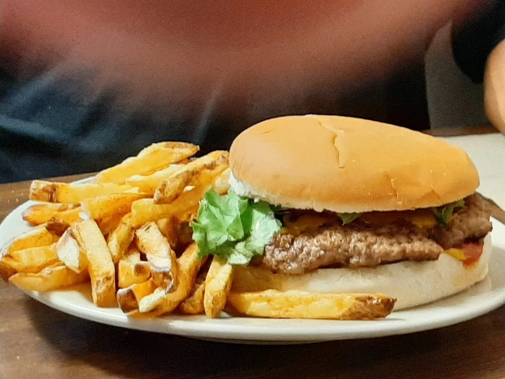 Hamburger with Fries